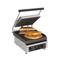 Star Max Commercial Grooved Sandwich Grill GX10IG - 175¬°F to 450¬°F