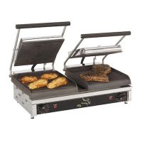 Star Max Commercial Grooved Sandwich Grill GX20IG - 175¬°F to 450¬°F
