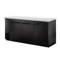 EFI Back Bar Refrigerator CBBDR3-72CC - 72", Solid Door