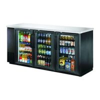 EFI Back Bar Refrigerator CBBGD3-72CC - 72", Glass Door