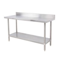 EFI Stainless Steel Work Table With Back Splash TB3024 - 30" x 24"