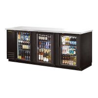 TRUE Back Bar Refrigerator TBB-24-72G-LD - 72", Glass Door