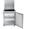 UST3212R-SB Traulsen Refrigerated Sandwich Prep Table UST3212R-SB - One Door