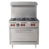SX36-6BN Vulcan Commercial Gas Range SX36-6BN - 6 Open Burners, 36"