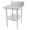 DSST-3036-BK Thorinox Stainless Steel Work Table With Backsplash DSST-3036-BK - 36"