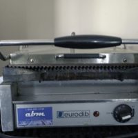 Used Eurodib Sandwich Panini Grill SFE02345-120 Grooved