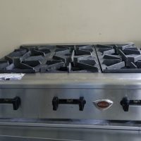Used Wells Hot Plate HDHP-3630G Gas 6 Burner