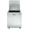 traulsen ust3212l-sb refrigerated sandwich prep table top door open