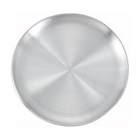 Winco APZC-10 Coupe Style Aluminum Pizza Tray - 10in