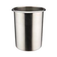 Winco BAMN-2 Mirror Finish Stainless Steel Bain Marie Pot - 2qt