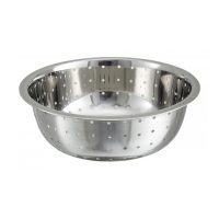 Winco CCOD-11L Stainless Steel Chinese Style Colanders - 11in